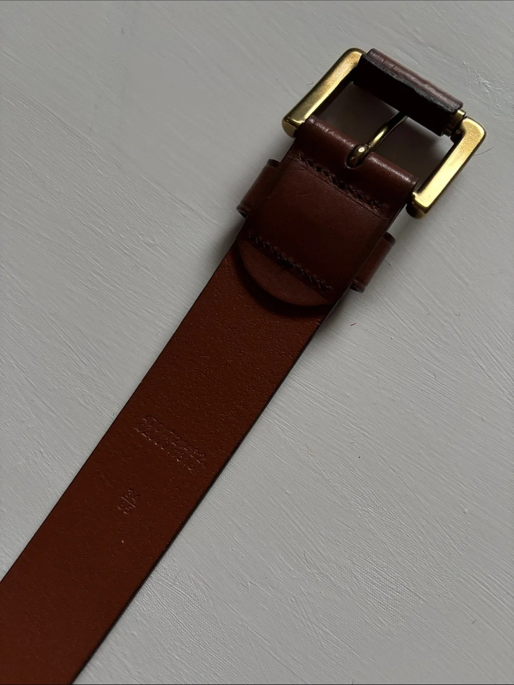 Polo Ralph Lauren Signature Pony Leather Belt 34